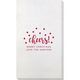 Confetti Dots Cheers Bamboo Luxe Guest Towels Image 3 of 4